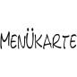 Preview: Holz-Stempel "Menükarte" 3x9 cm