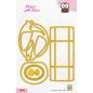 Preview: Nellie Snellen - Stanzschablone "Giftbox Owl" Shape Dies