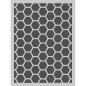 Preview: Simple Stories - Schablone 6x8 Inch "Honeycomb" Stencil