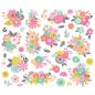 Preview: Simple Stories - Stanzteile "True Colors" Floral Bits & Pieces 