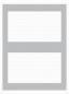 Preview: My Favorite Things - Schablone 4 1/2x6 Inch "Smart Mask - Center Strip" Stencil