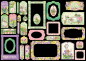 Preview: Graphic 45 - Stanzteile "Grow with Love" Chipboard Tags & Frames