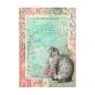 Preview: Stamperia - Decopatch Papier "Backgrounds" Decoupage A6 - 8 Bogen  