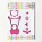 Preview: Dress My Craft - Stanzschablone "Cute Teddy Bear" Dies