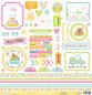 Preview: Doodlebug Design - Designpapier  "Bunny Hop " Paper Pack 12x12 Inch - 12 Bogen
