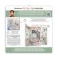 Preview: Stamperia - Designpapier "House of Roses Tunnel" Pop Up Kit 12x12 Inch - 3 Bogen