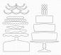 Preview: My Favorite Things - Stanzschablone "Bring On the Cake" Die-namics
