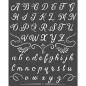 Preview: Stamperia - Schablone 20x25cm "Alphabet" Stencil