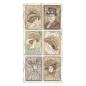 Preview: Stamperia - Designpapier "Lady Vagabond Lifestyle " Paper Pack 6x12 Inch - 10 Bogen