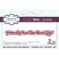 Preview: Creative Expressions - Stanzschablone "Friends Are The Best Gift" Shadowed Sentiments Dies Mini Design by Sue Wilson