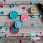 Preview: Carlijn Design - Wachssiegel Stempel "Open Me" Wax Seal Stamp 48