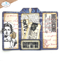 Preview: Elizabeth Craft Designs - Stanzschalone "Tag Folder" Dies