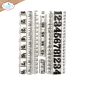 Preview: Elizabeth Craft Designs - Stempelset "Measurements" Clear Stamps