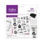 Preview: Crafters Companion - Stempelset "Baked with Love" Clear Stamps