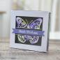 Preview: Crafters Companion - Stempelset & Stanzschablone "Butterfly Wishes" Stamp & Dies
