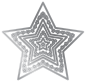 Preview: Crafters Companion - Stanzschablone "Nesting Stars" Dies