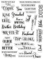 Preview: Crafters Companion - Stempelset "Modern Man Sentiments" Clear Stamps