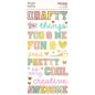Preview: Simple Stories - Aufkleber "Crafty Things" Foam Sticker