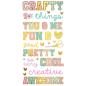 Preview: Simple Stories - Aufkleber "Crafty Things" Foam Sticker