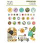 Preview: Simple Stories - Decorative Brads "Say Cheese Wild" 