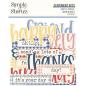 Preview: Simple Stories - Stanzteile "Simple Vintage Linen Market" Sentiment Bits & Pieces 