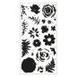 Preview: Sizzix - Stempelset "Painted Florals" Layered Clear Stamps