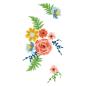 Preview: Sizzix - Stempelset "Painted Florals" Layered Clear Stamps