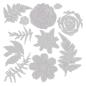 Preview: Sizzix - Stanzschablone "Flowers & Fern" Thinlits Craft Dies