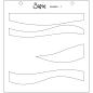 Preview: Sizzix - Schablone "Sea Scape" Layered Stencil
