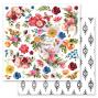 Preview: Prima Marketing - Designpapier "Painted Floral" Paper Pack 12x12 Inch - 24 Bogen