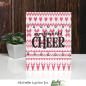 Preview: Picket Fence Studios - Schablone "Arctic Winter" Stencil 6x6 Inch
