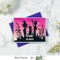 Preview: Picket Fence Studios - Schablone "Be Spooky Together" Stencil 6x6 Inch