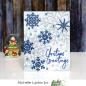 Preview: Picket Fence Studios - Schablone "Hand Cut Snowflake" Stencil 6x6 Inch
