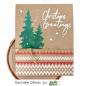 Preview: Picket Fence Studios - Schablone "Winter Forest Scenery" Slim Line Stencil 4x10 Inch