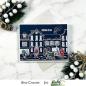 Preview: Picket Fence Studios - Stempelset "Winter Scene Building People" Clear stamps
