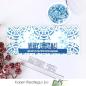 Preview: Picket Fence Studios - Schablone "Reversed Hand Cut Snowflake" Slim Line Stencil 4x10 Inch