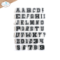 Preview: Elizabeth Craft Designs - Stempelset "Wonky Letters" Clear Stamps