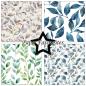 Preview: Paper Favourites - Designpapier "Iridescent Leaf Texture" Paper Pack 6x6 Inch - 24 Bogen