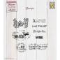 Preview: Nellie Snellen - Stempelset "Vintage Labels" Clear Stamps Planer Essential Collection