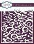 Preview: Creative Expressions - Schablone 6x6 Inch "Slime Trail" Stencil Design by Dora