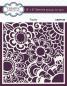 Preview: Creative Expressions - Schablone 6x6 Inch "Flower" Stencil Design by Dora