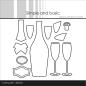 Preview: Simple and Basic - Stanzschablone "Champagne Bottle" Dies