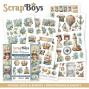 Preview: ScrapBoys - Stanzteile "Old Marina" Pop Up Paper Pack 6x6 Inch - 24 Bogen