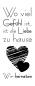 Preview: Holz-Stempel "Wo viel Gefühl..." 3,5x8,6 cm