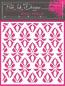 Preview: Pink Ink Designs - Schablone "Holly Trellis" Stencil
