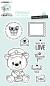 Preview: Creative Craft Lab - Studio Light - Stempelset "Made With Love" Clear Stamps