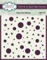 Preview: Creative Expressions - Schablone 6x8 Inch "Stars And Moons" Stencil Design by Taylor Made Journals