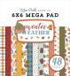 Preview: Echo Park - Designpapier "Sweater Weather" Cardmakers Mega Pad 6x6 Inch - 48 Bogen