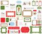 Preview: Echo Park - Stanzteile & Anhänger "Winnie The Pooh Christmas" Frames & Tags 