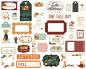Preview: Carta Bella - Stanzteile & Anhänger "Harvest" Ephemera Frames & Tags
